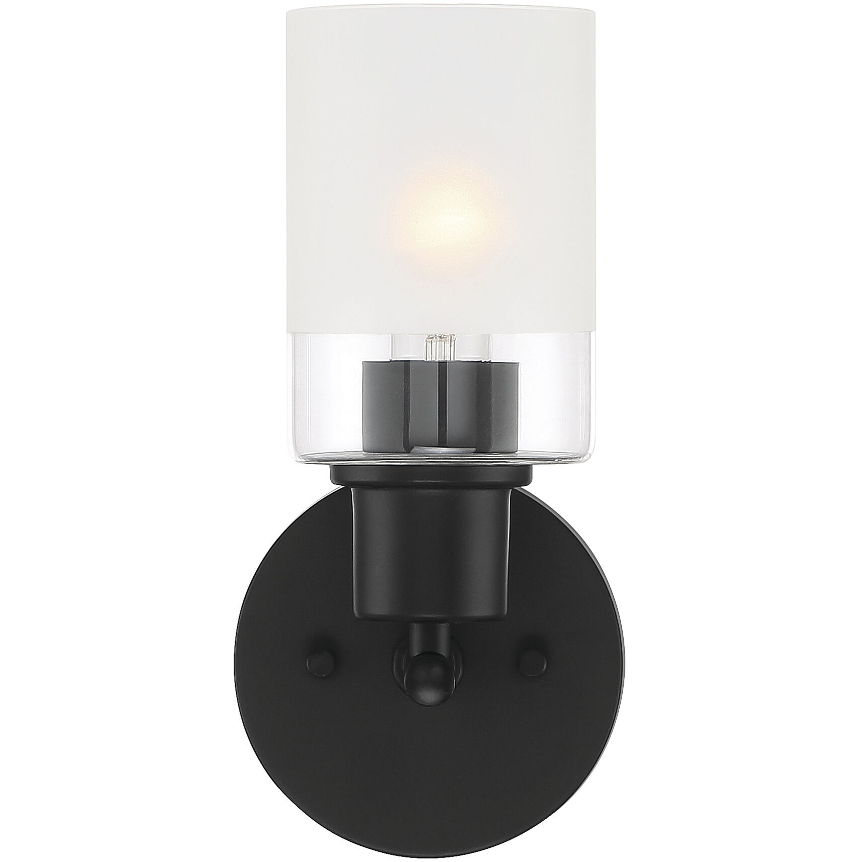 Cedar Lane 1 Light 6 inch Matte Black Vanity Light Wall Light
